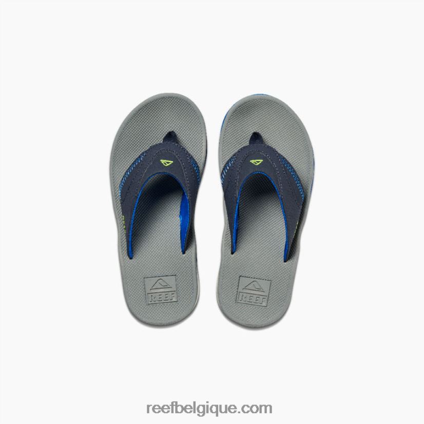 Reef bleu marine/citron vert les enfants s'éventent 2H4Z0V859