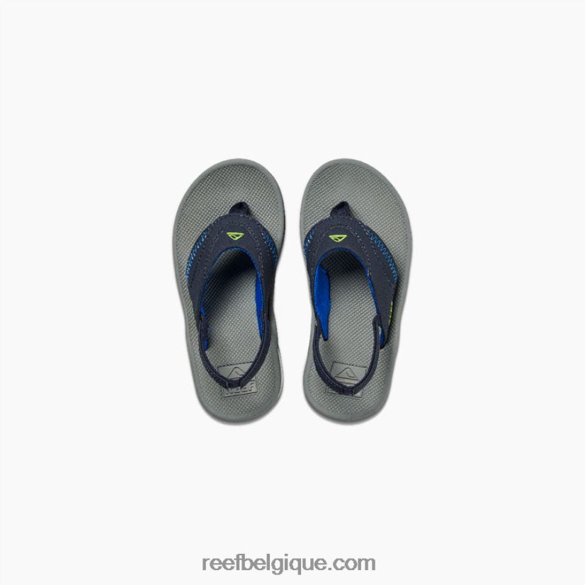 enfants Reef bleu marine/citron vert petit fan 2H4Z0V831