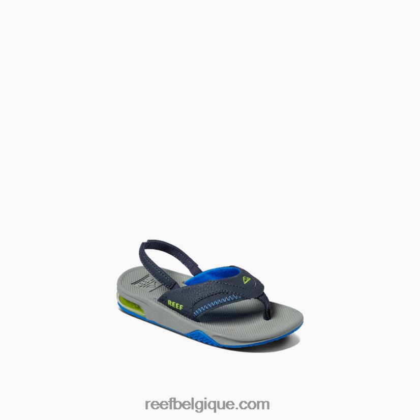 enfants Reef bleu marine/citron vert petit fan 2H4Z0V831