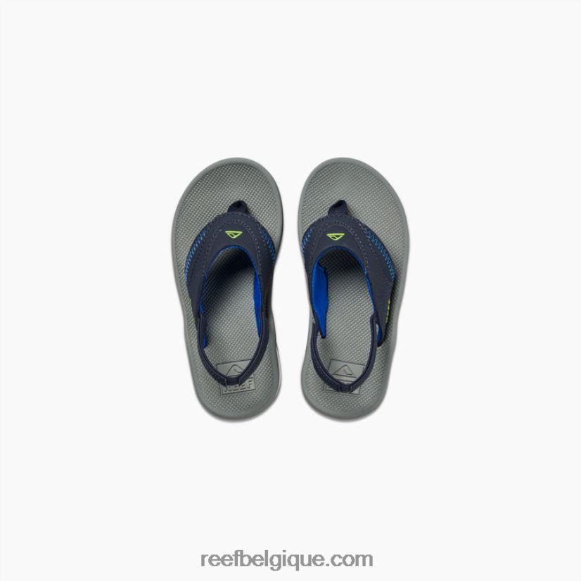 enfants Reef bleu marine/citron vert petit fan 2H4Z0V831