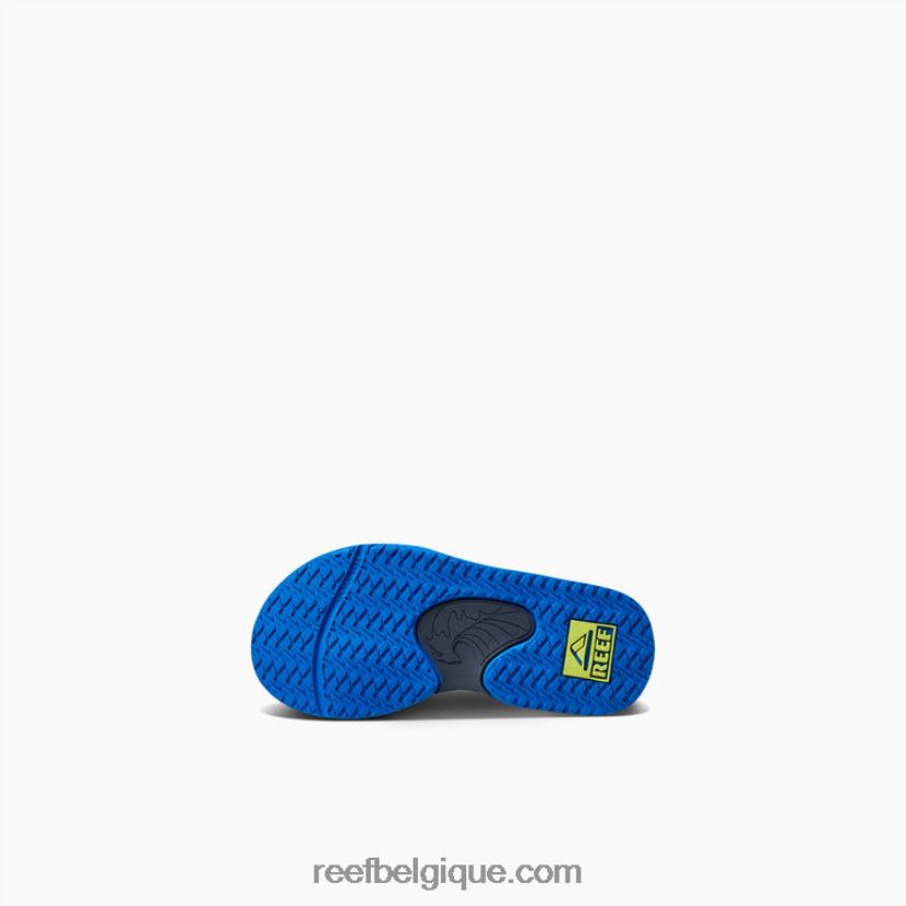 enfants Reef bleu marine/citron vert petit fan 2H4Z0V831