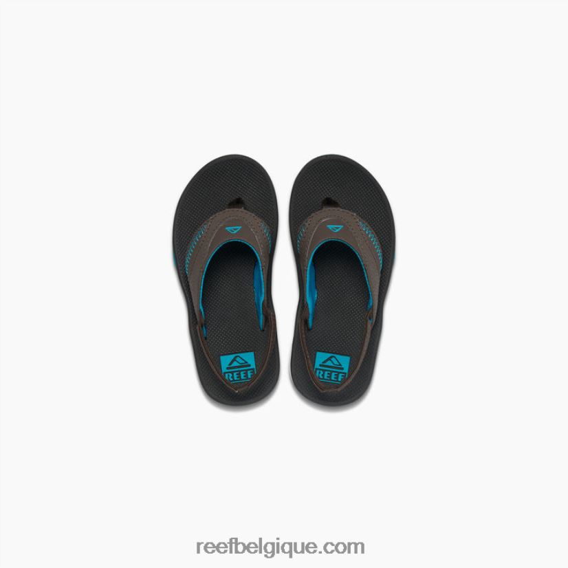 enfants Reef noir/marron/bleu petit fan 2H4Z0V832