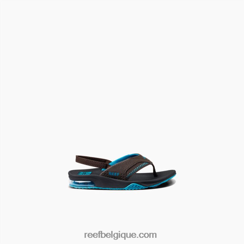 enfants Reef noir/marron/bleu petit fan 2H4Z0V832
