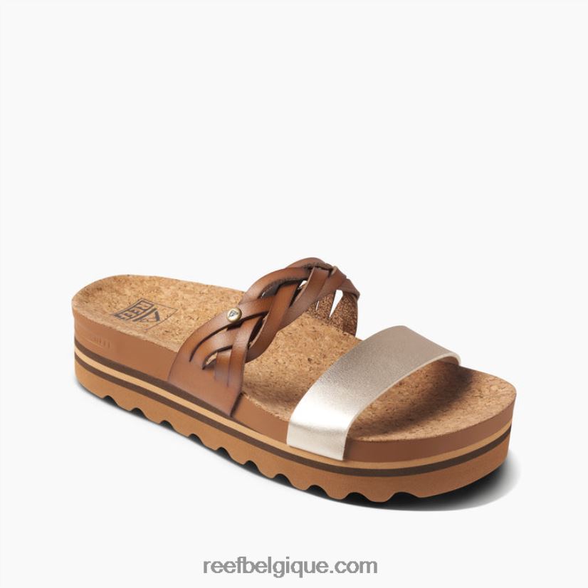 femmes Reef bronzage/champagne coussin vista hi twist 2H4Z0V146