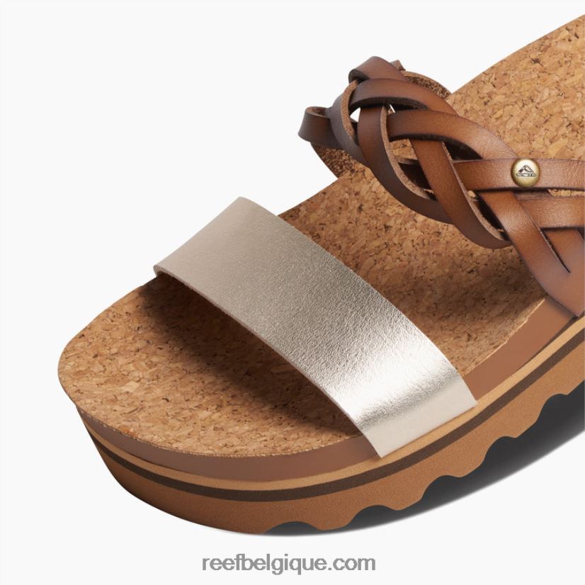 femmes Reef bronzage/champagne coussin vista hi twist 2H4Z0V146