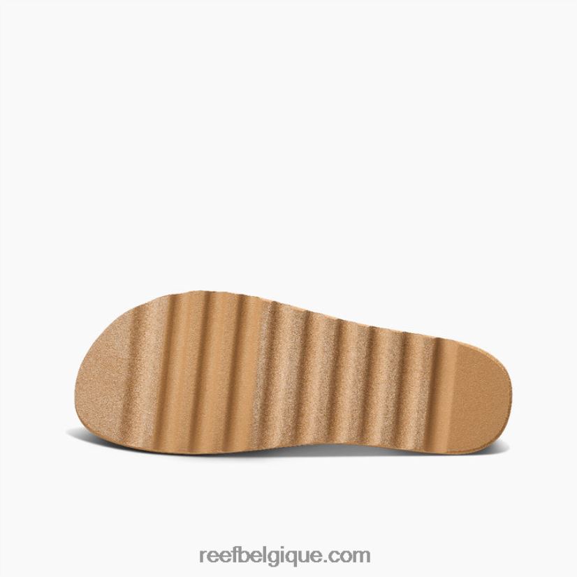 femmes Reef noir/beige coussin rem salut 2H4Z0V130