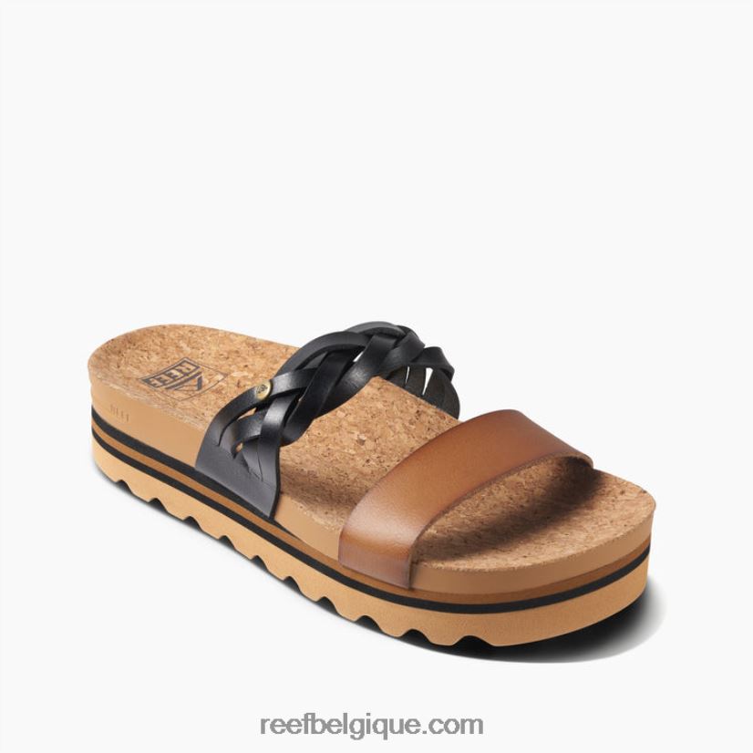 femmes Reef noir/beige coussin vista hi twist 2H4Z0V114