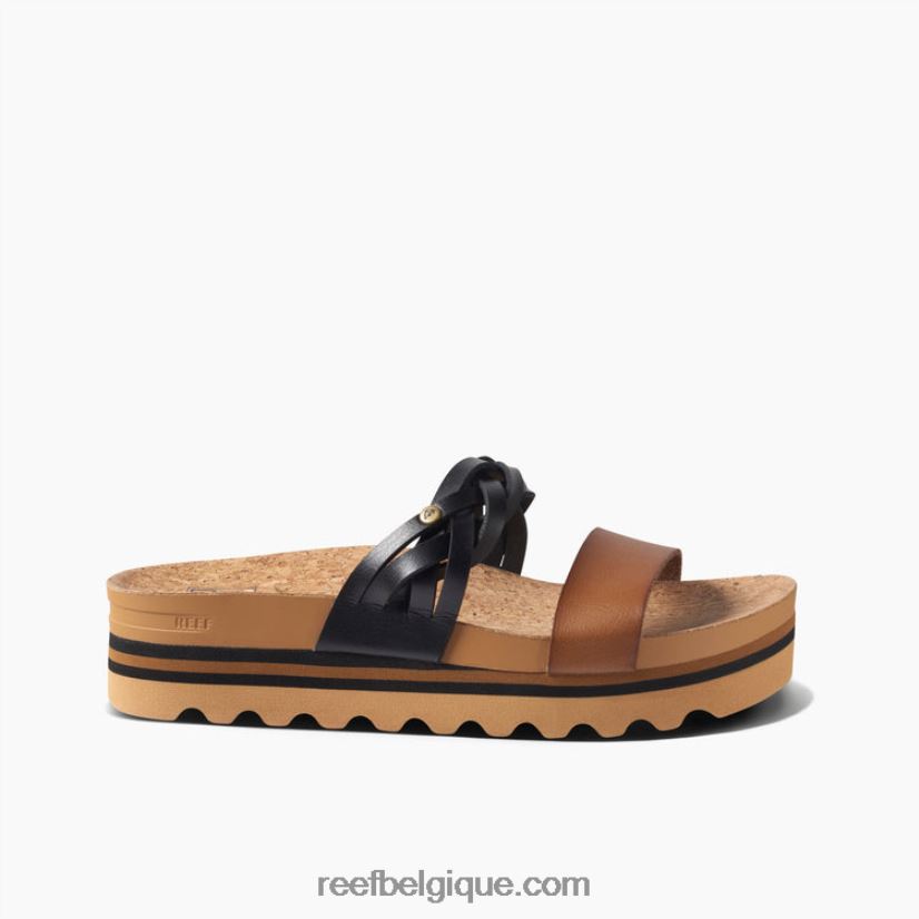 femmes Reef noir/beige coussin vista hi twist 2H4Z0V114