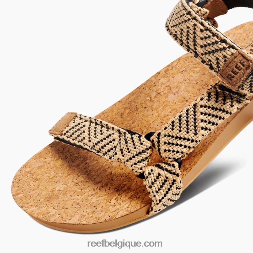 femmes Reef noir/beige rem coussin 2H4Z0V202