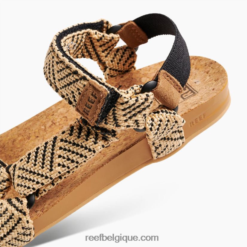 femmes Reef noir/beige rem coussin 2H4Z0V202