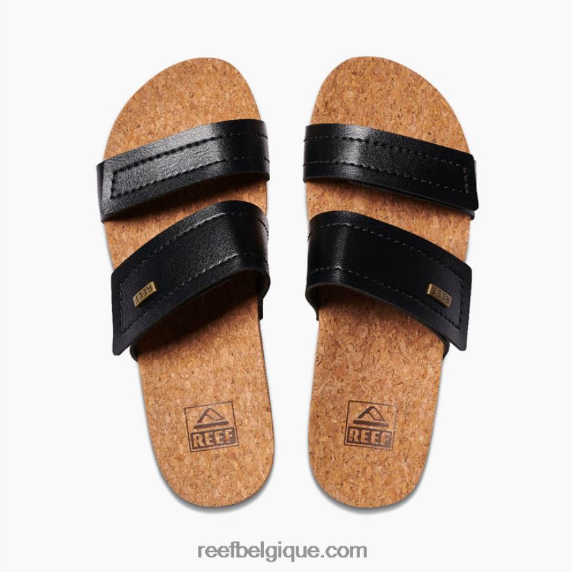 femmes Reef noir vue velcro 2H4Z0V196