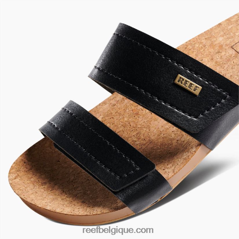 femmes Reef noir vue velcro 2H4Z0V196