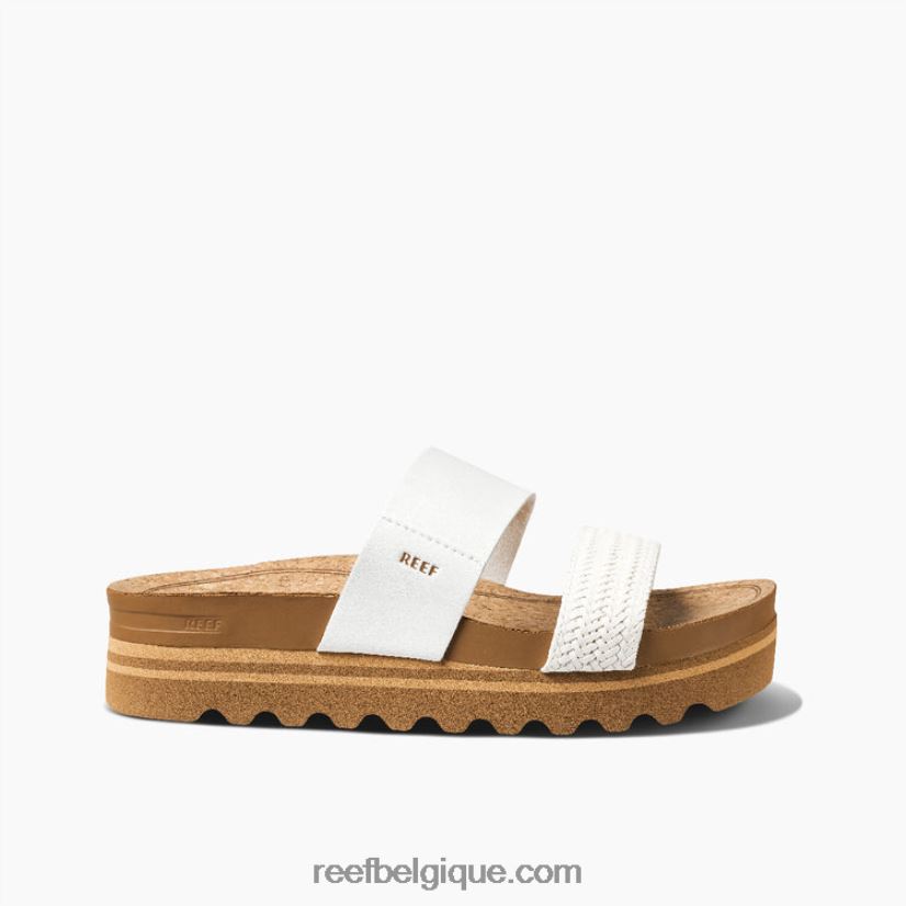 femmes Reef tresse blanche coussin vista salut 2H4Z0V18