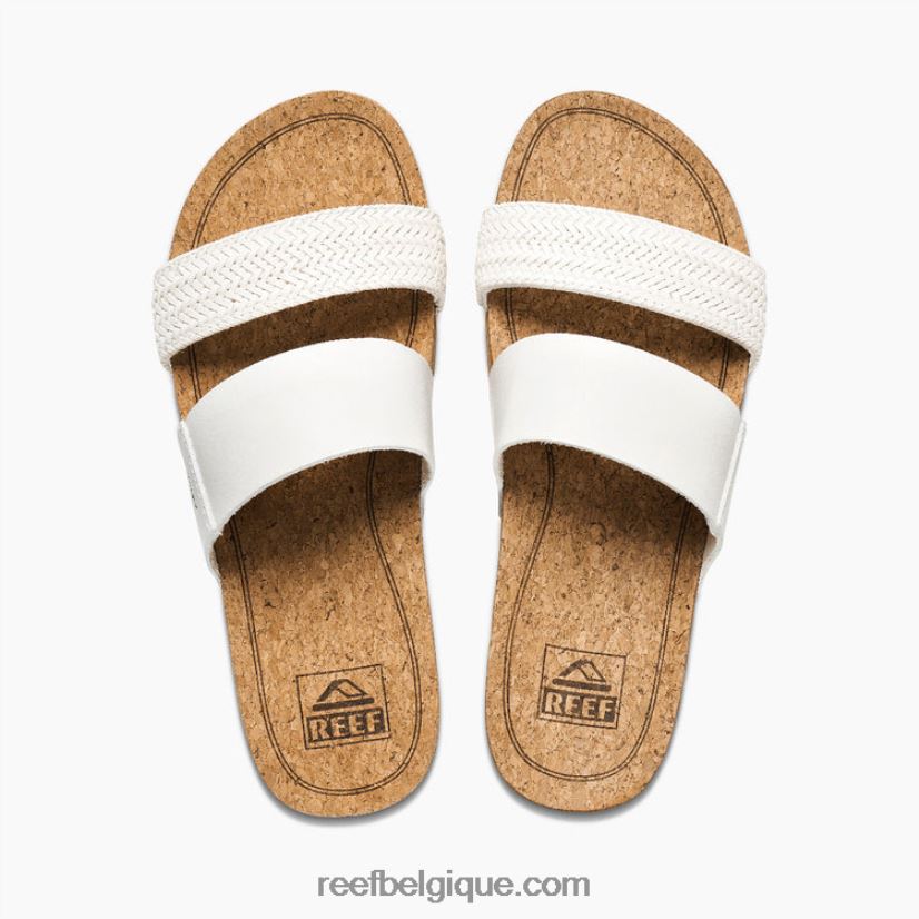 femmes Reef tresse blanche coussin vista salut 2H4Z0V18