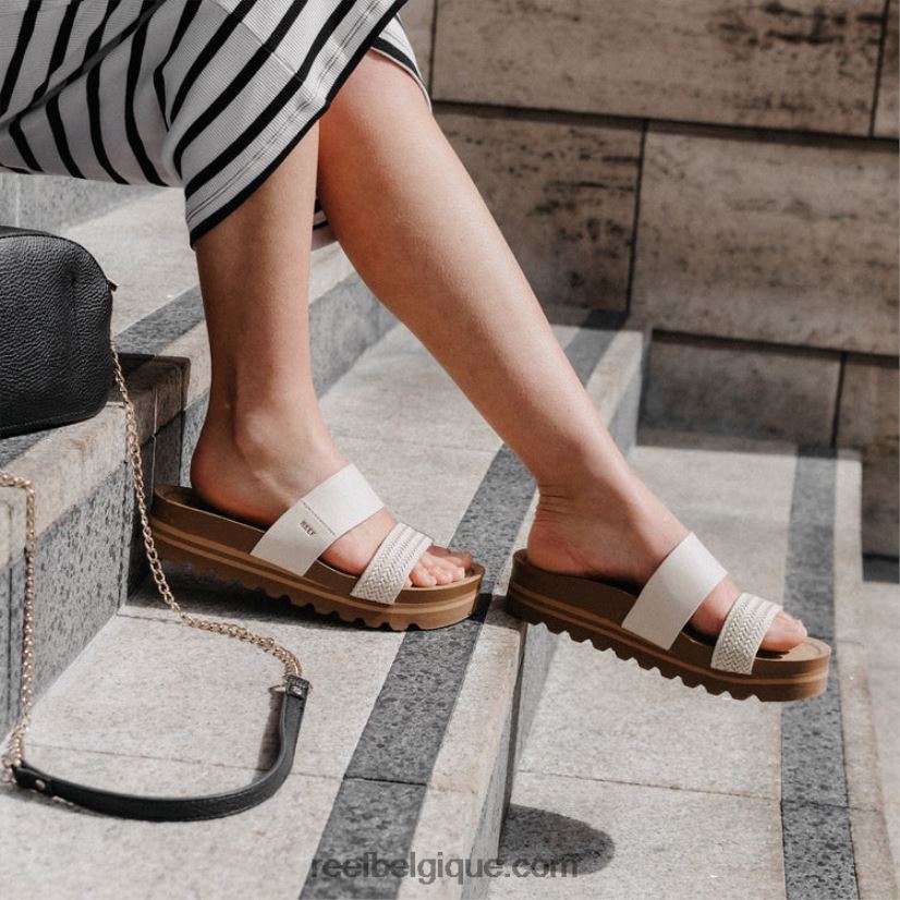 femmes Reef tresse blanche coussin vista salut 2H4Z0V18