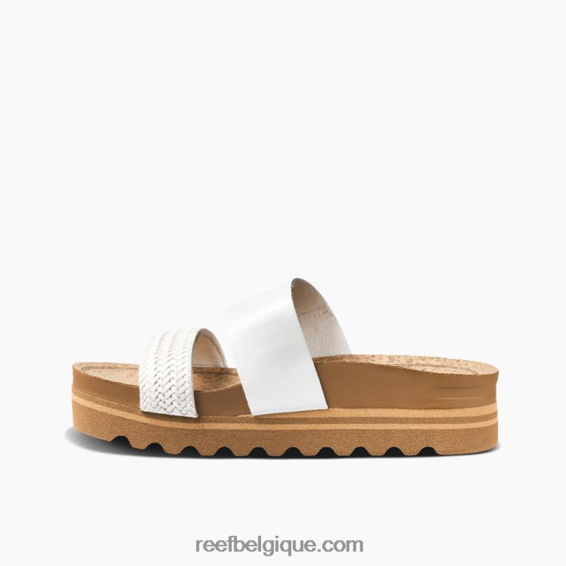 femmes Reef tresse blanche coussin vista salut 2H4Z0V18