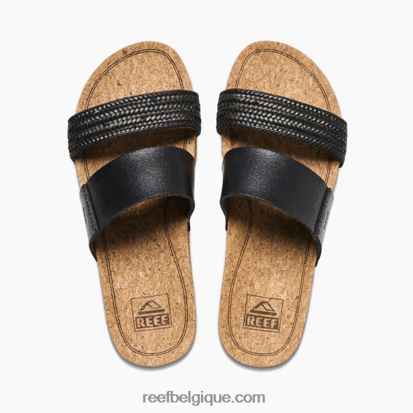 femmes Reef tresse noire coussin vista salut 2H4Z0V15