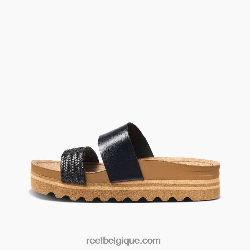 femmes Reef tresse noire coussin vista salut 2H4Z0V15