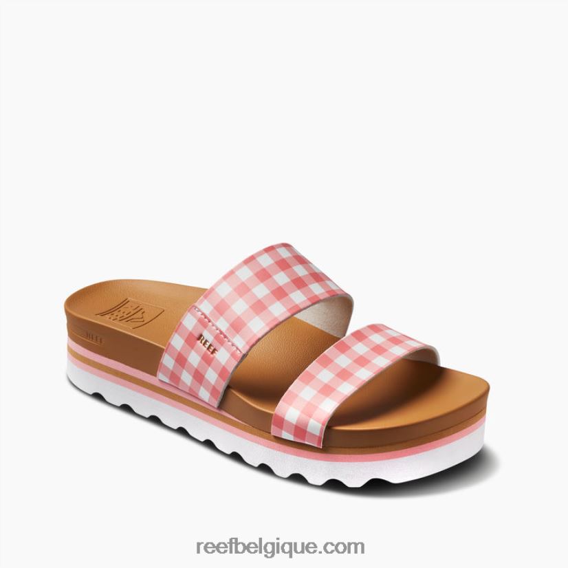 femmes Reef vichy corail coussin vista salut 2H4Z0V167