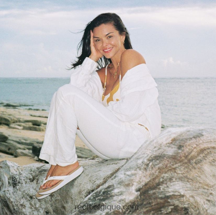 femmes Reef blanc/beige coussin nuage 2H4Z0V33