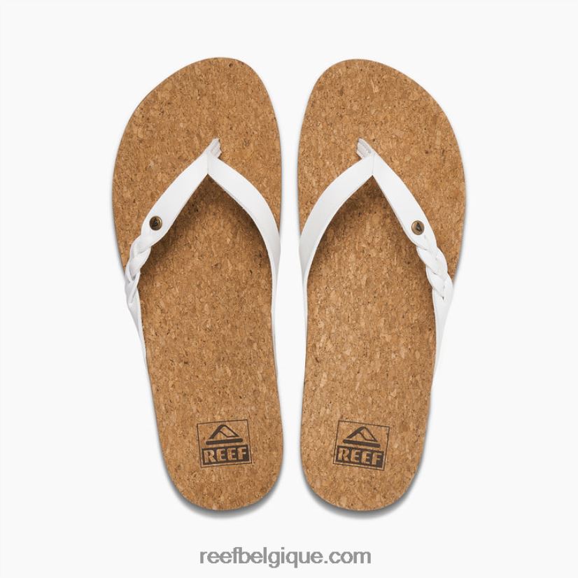 femmes Reef blanc torsion de cour de coussin 2H4Z0V47