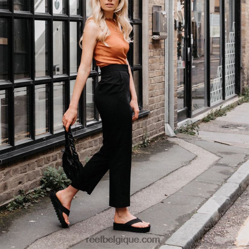 femmes Reef noir coussin karité salut 2H4Z0V138