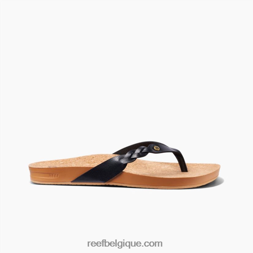 femmes Reef noir torsion de cour de coussin 2H4Z0V49