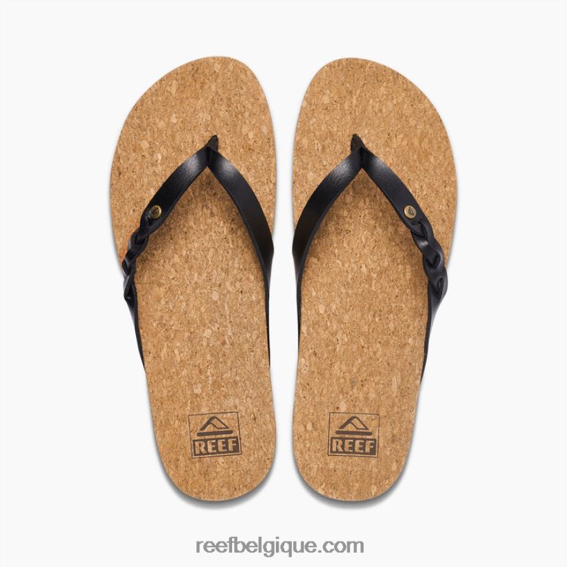 femmes Reef noir torsion de cour de coussin 2H4Z0V49