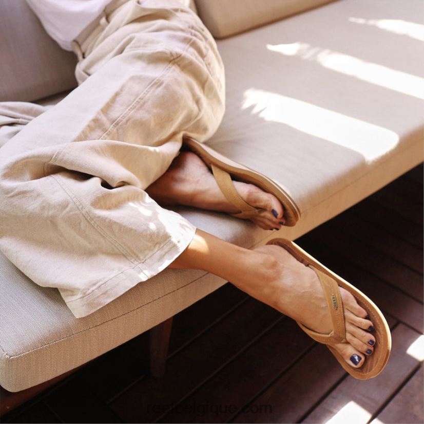 femmescaramel cuir à la dérive de récif 2H4Z0V39