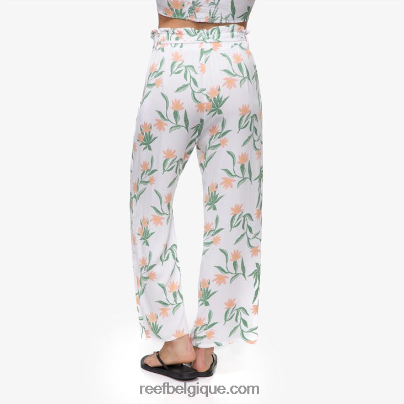 femmes Reef blanc brillant pantalon paperbag espoir 2H4Z0V291