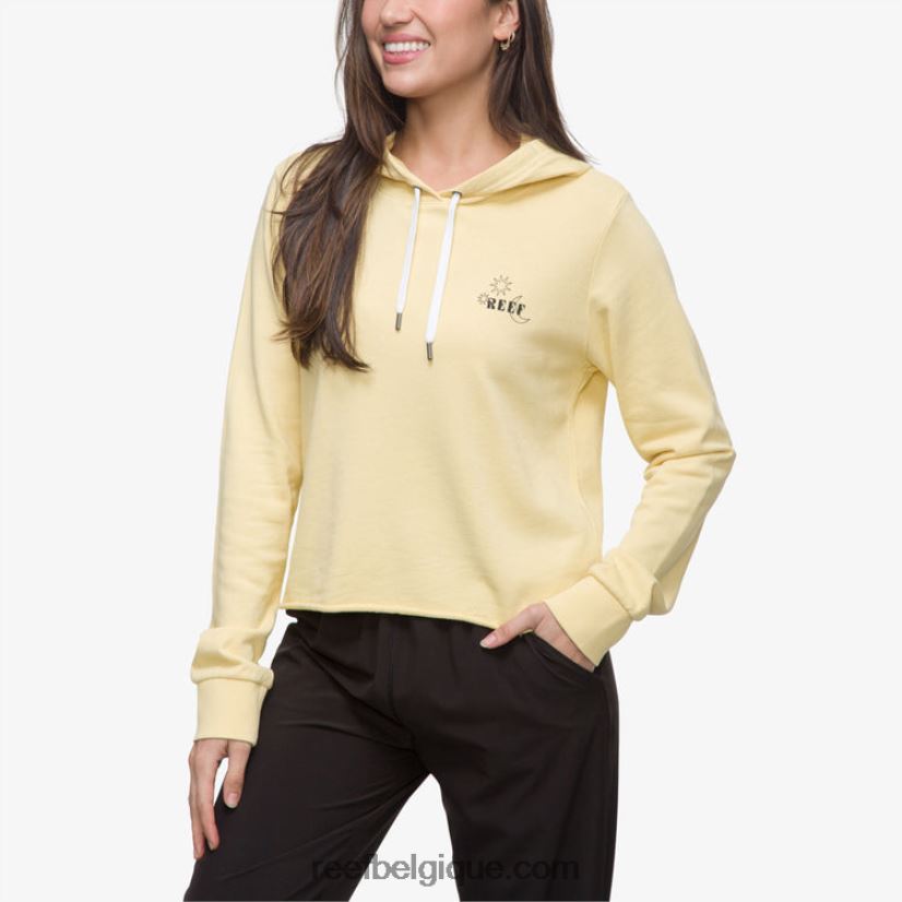 femmes Reef Crème sweat à capuche Stairway 2H4Z0V287