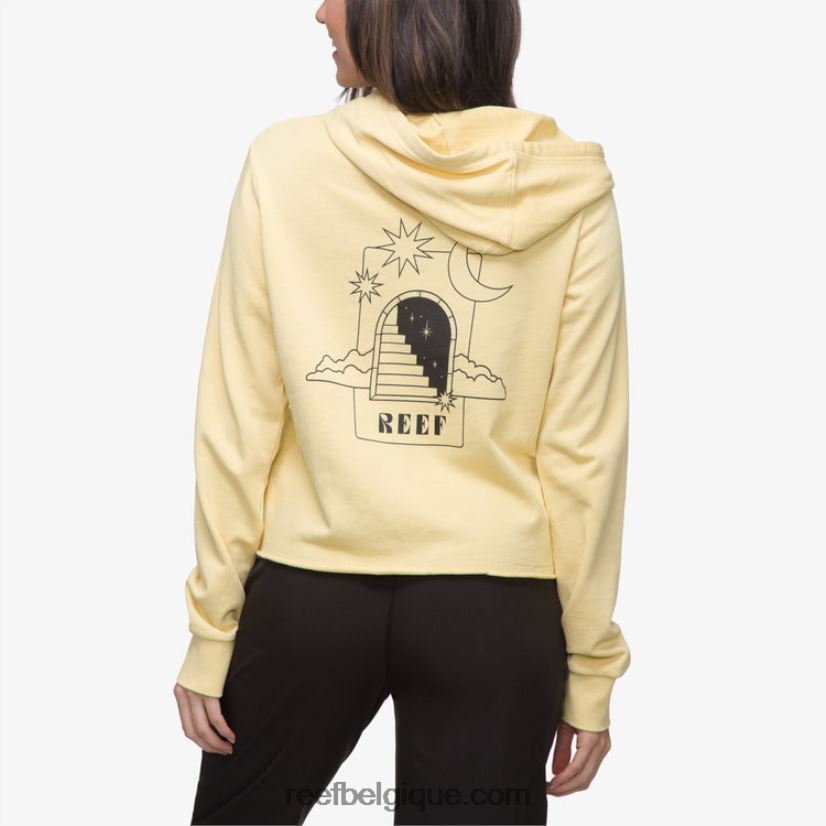 femmes Reef Crème sweat à capuche Stairway 2H4Z0V287