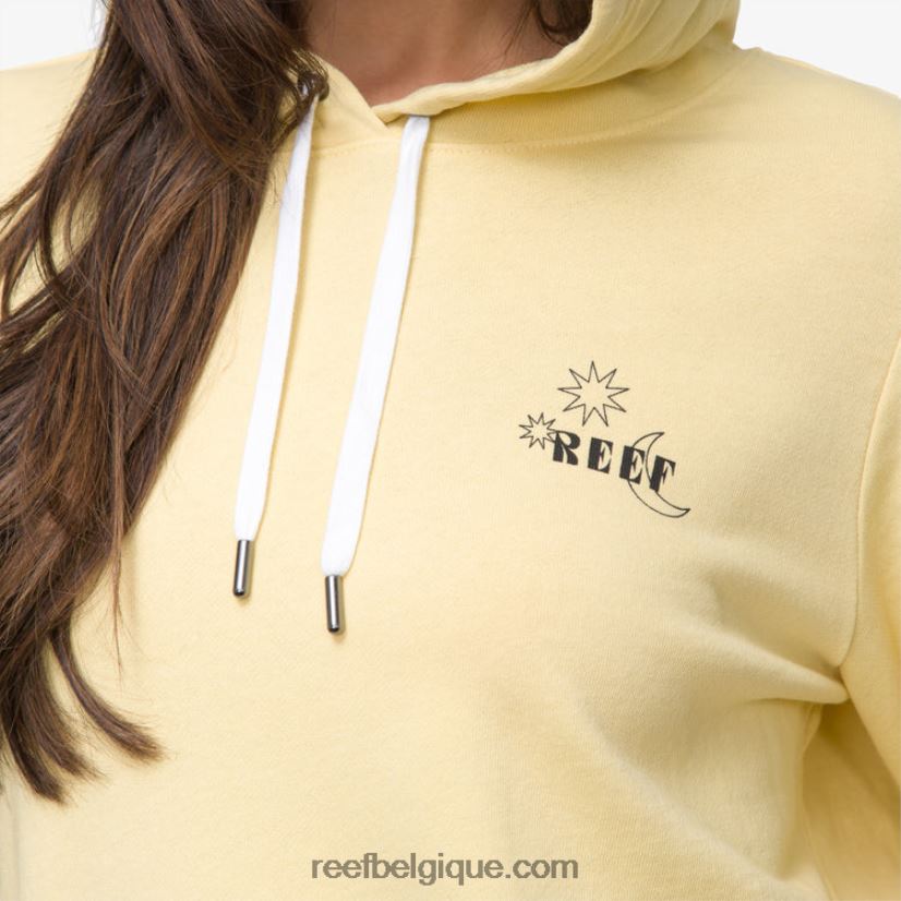femmes Reef Crème sweat à capuche Stairway 2H4Z0V287