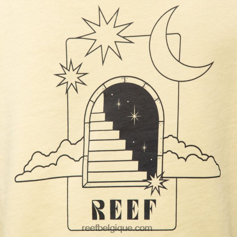 femmes Reef Crème sweat à capuche Stairway 2H4Z0V287