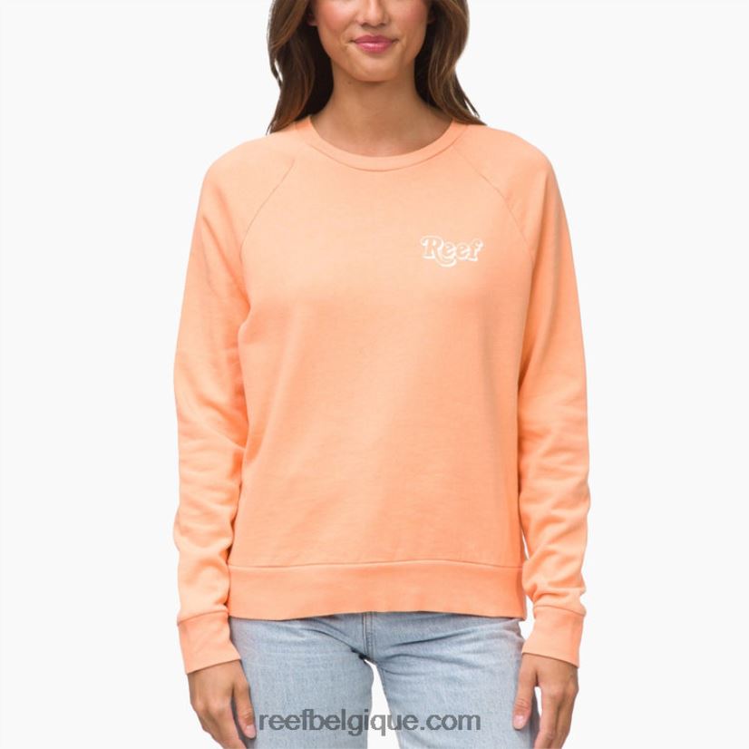 femmes Reef corail pull florence ras du cou 2H4Z0V289