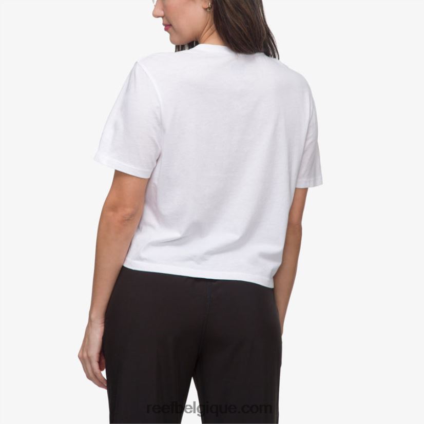 femmes Reef blanc brillant T-shirt court à manches courtes pour enfant 2H4Z0V268