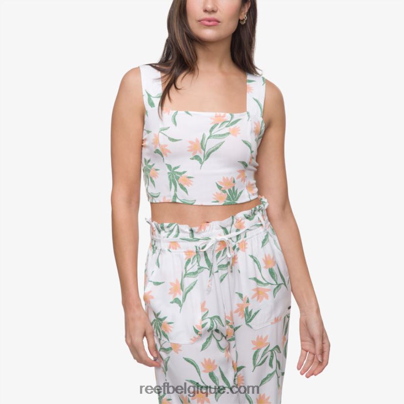 femmes Reef blanc brillant a dessiné le réservoir 2H4Z0V264