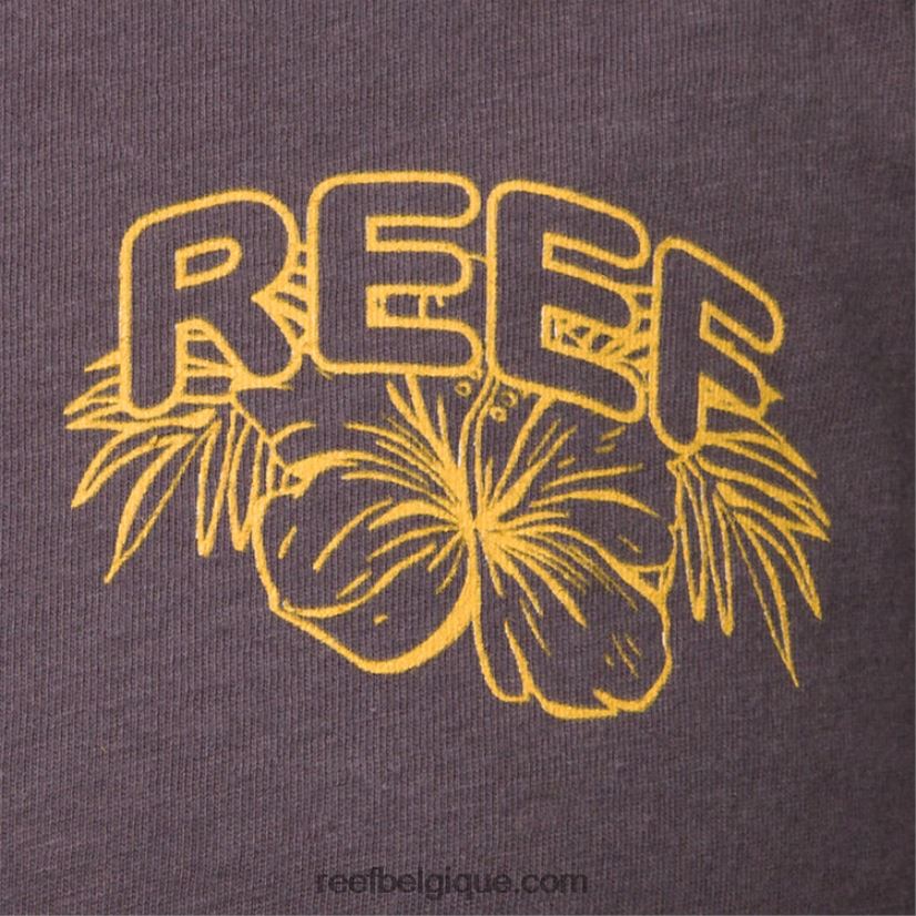 femmes Reef gris t-shirt à manches courtes belina 2H4Z0V278