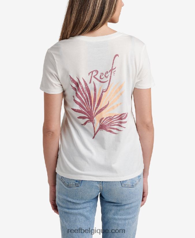 femmes Reef guimauve t-shirt à fleurs à manches courtes 2H4Z0V284