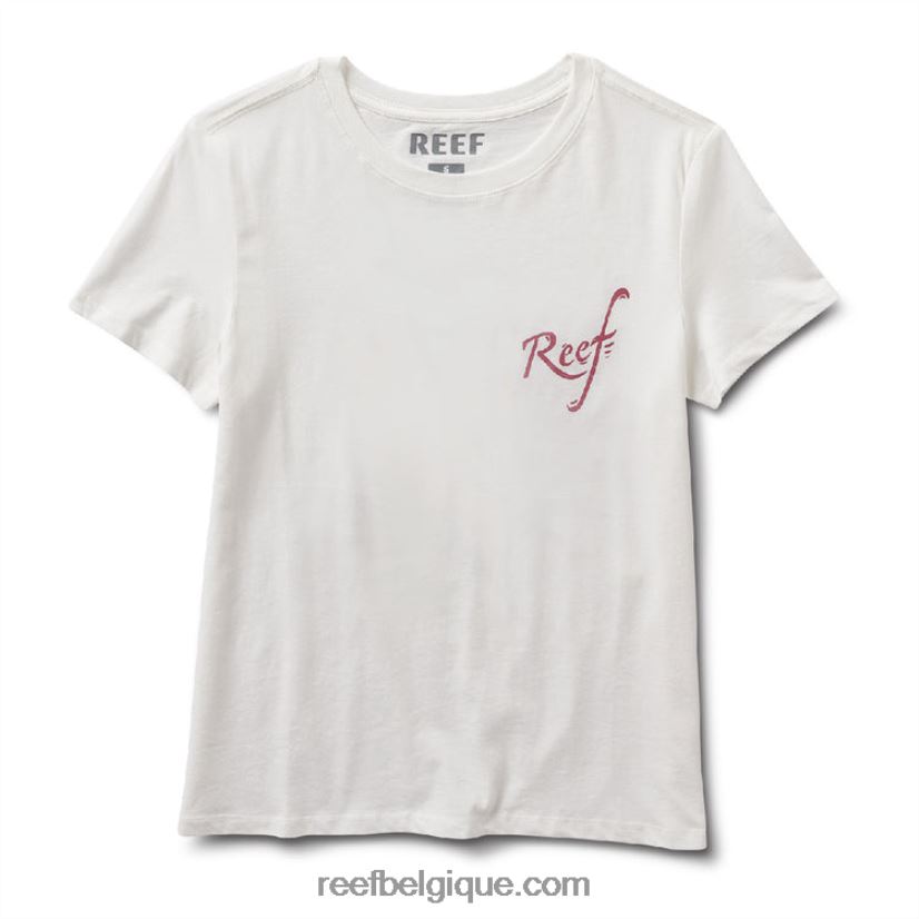 femmes Reef guimauve t-shirt à fleurs à manches courtes 2H4Z0V284