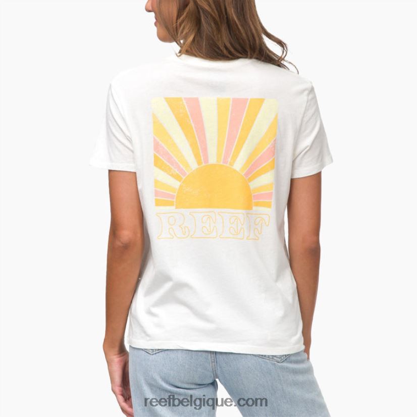 femmes Reef guimauve t-shirt à manches courtes plus léger 2H4Z0V272