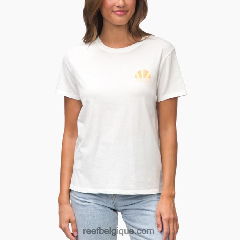 femmes Reef guimauve t-shirt à manches courtes plus léger 2H4Z0V272