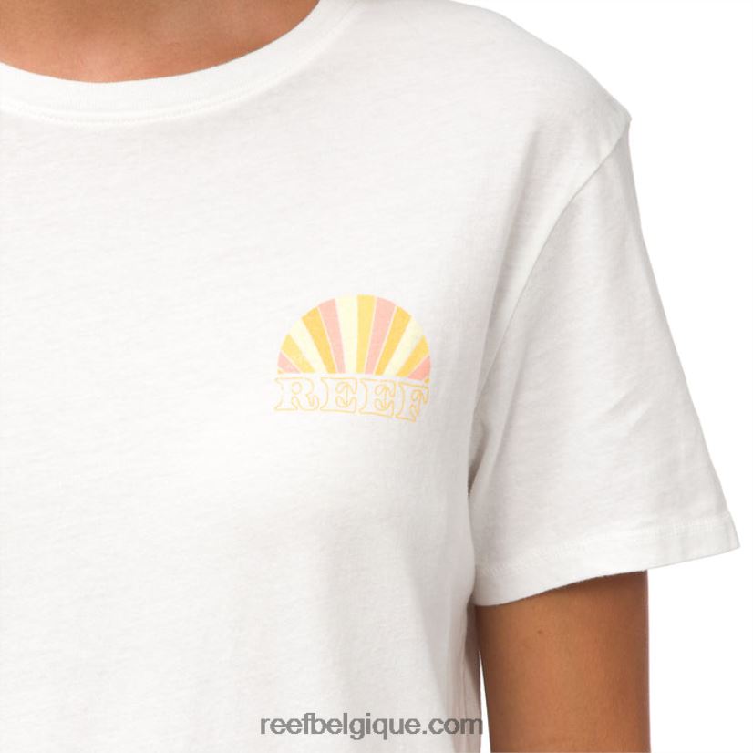 femmes Reef guimauve t-shirt à manches courtes plus léger 2H4Z0V272