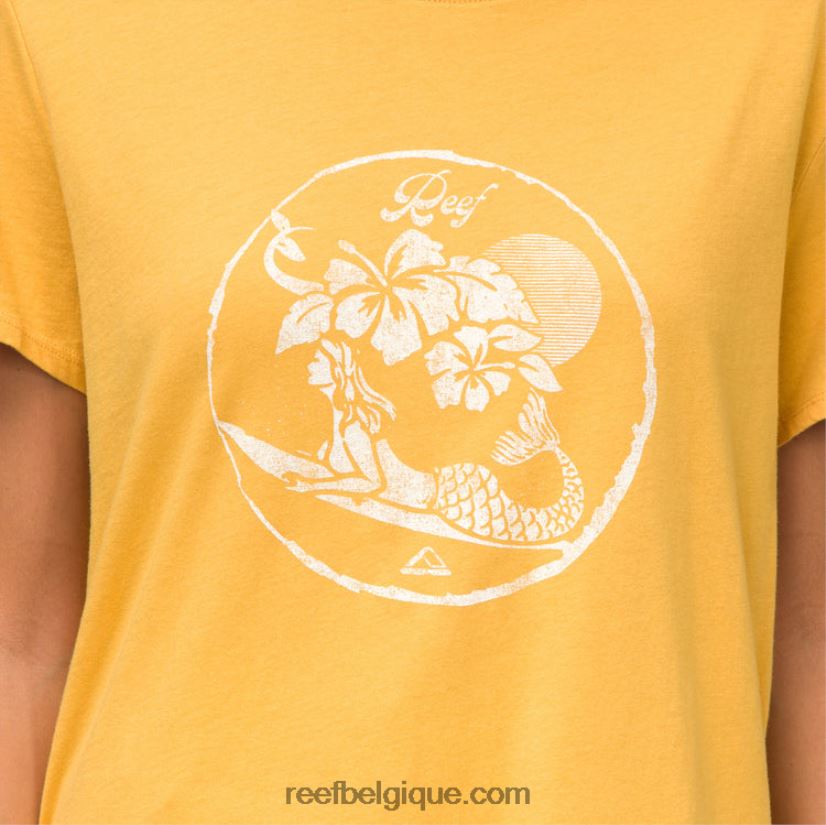 femmes Reef miel d'or t-shirt à manches courtes tony 2H4Z0V267