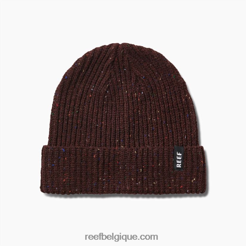 Hommes Reef brun garance bonnet downey à revers 2H4Z0V797