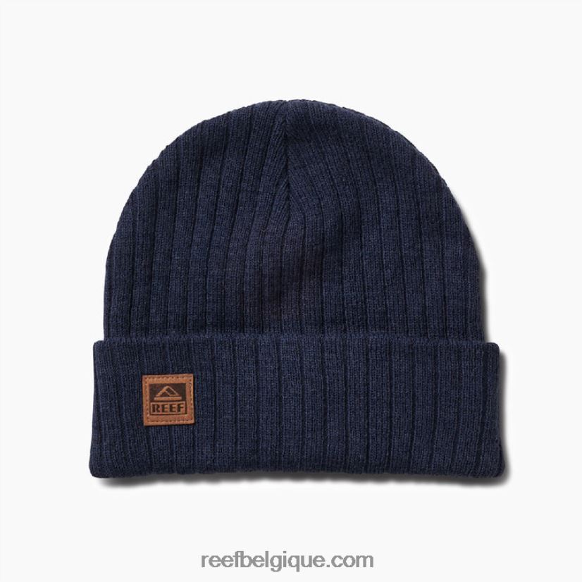 Hommes Reef insigne bleu bonnet à revers jenks 2H4Z0V793