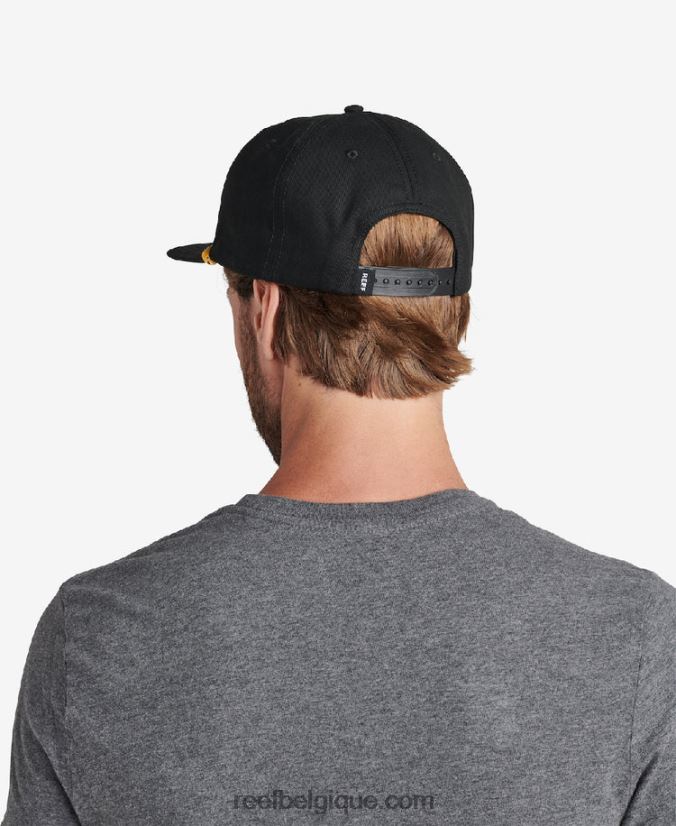 Hommes Reef caviar chapeau à visière plate henderson 2H4Z0V792