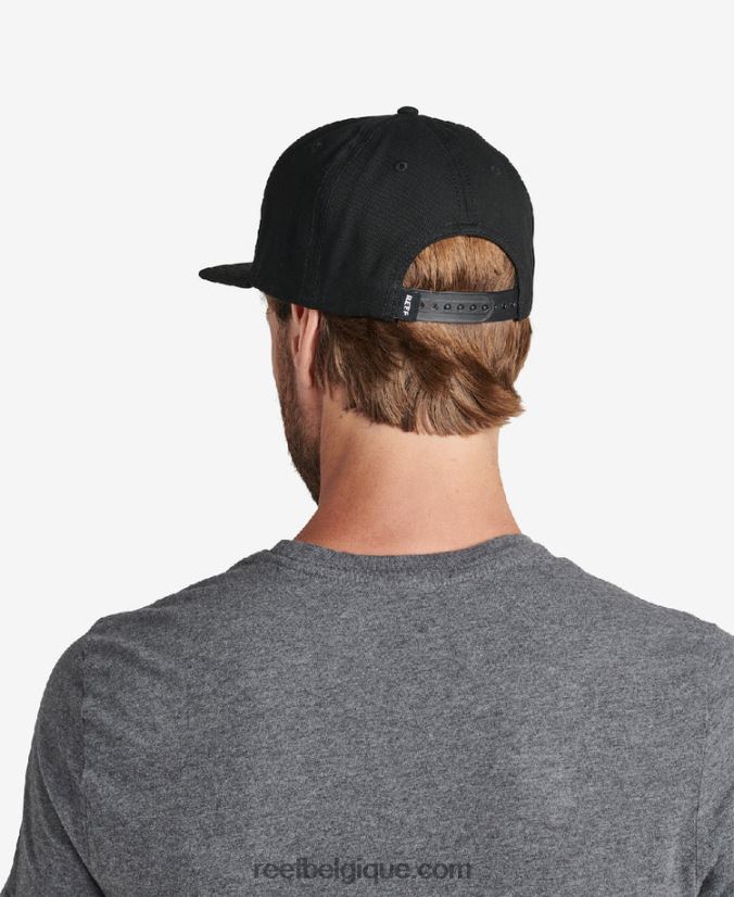 Hommes Reef caviar chapeau à visière plate woodbury 2H4Z0V804