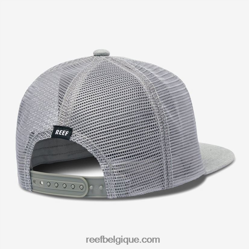 Hommes Reef gris chiné casquette madre snapback 2H4Z0V767
