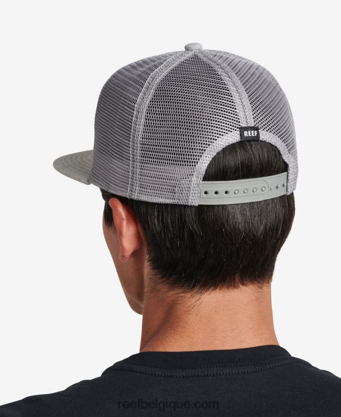 Hommes Reef gris chiné casquette madre snapback 2H4Z0V767